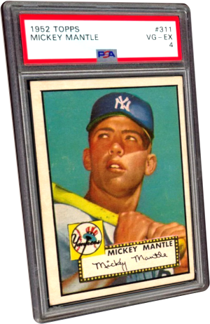Mickey Mantle 1952 Topps Trading Card
